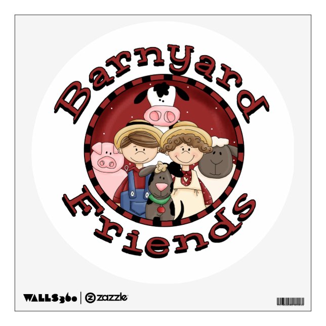 Barnyard Friends Wall Decal (Front)
