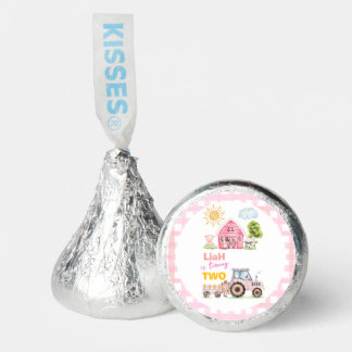 Barnyard Fun Pink 2nd Birthday  Hershey®'s Kisses®