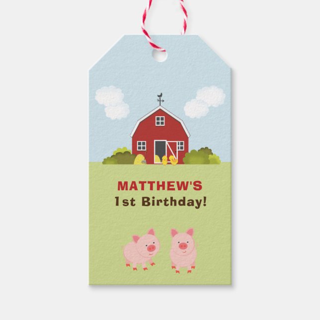 Barnyard Gift Tags (Front)