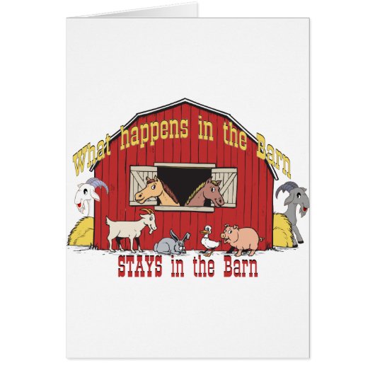 Barnyard Goat Cards (Front)
