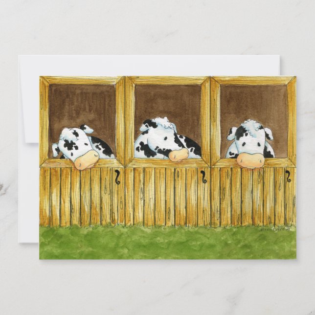 Barnyard Grapevine Invitation (Front)