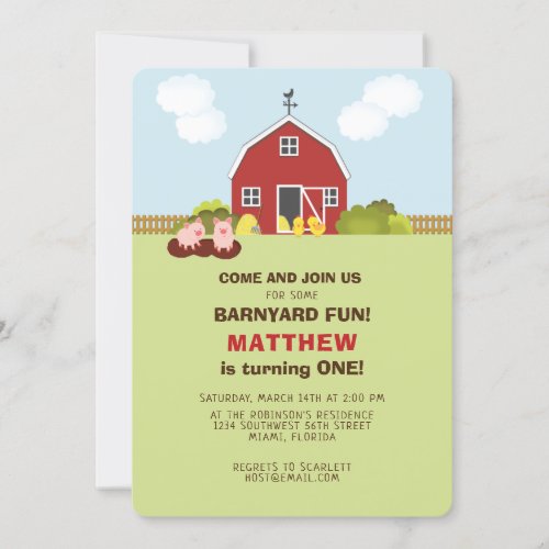 Barnyard Invitation