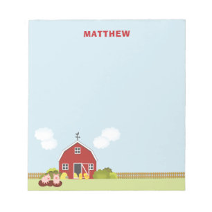 Barnyard Notepad