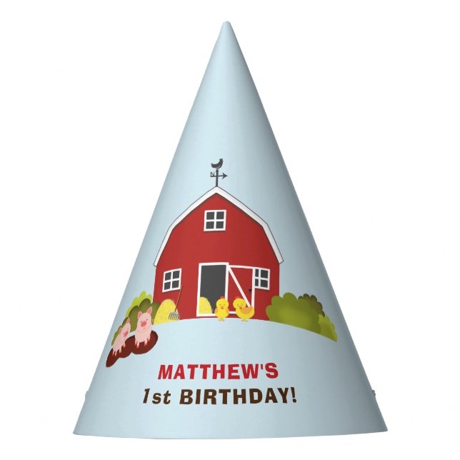 Barnyard Party Hat (Front)