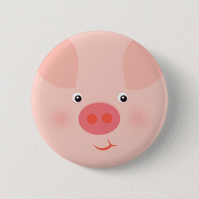 Barnyard Piggy Button (Front)