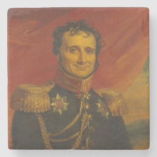Baron Antoine-Henri Jomini, by George Dawe Stone Coaster