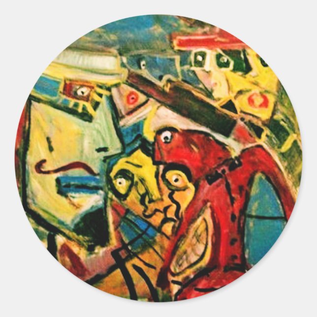 BARON CLASSIC ROUND STICKER (Front)