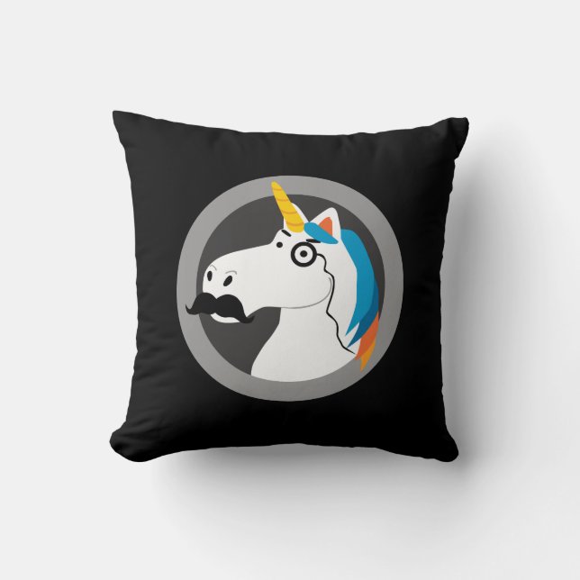 Baron Cornelius Throw Pillow (Front)