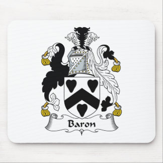 Baron Family Crest Mouse Pad