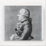 Baron Friedrich Melchior Grimm Mouse Pad<br><div class="desc">Baron Friedrich Melchior Grimm | by Louis Carrogis Carmontelle | Art Location: Private Collection | French Artist | Image Collection Number: XJF105745</div>