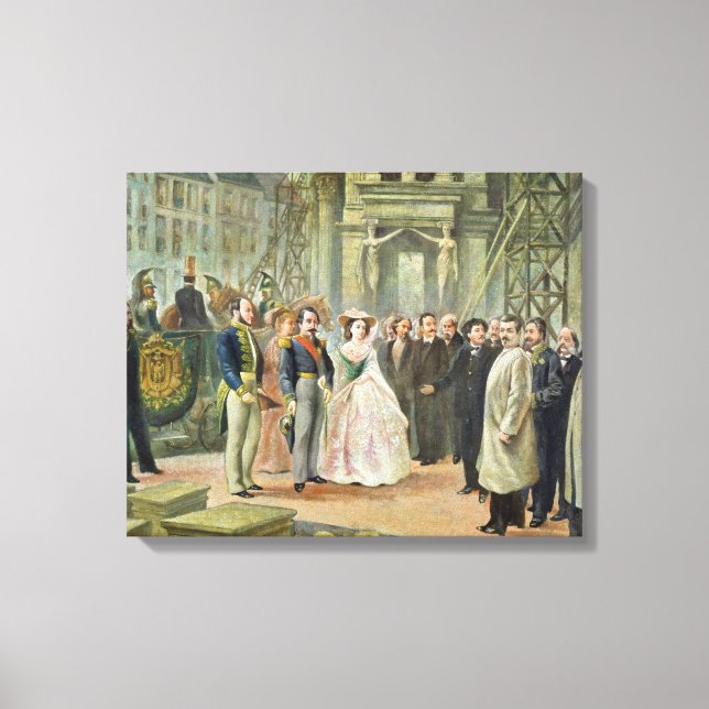 Baron Georges-Eugene Haussmann Canvas Print (Front)