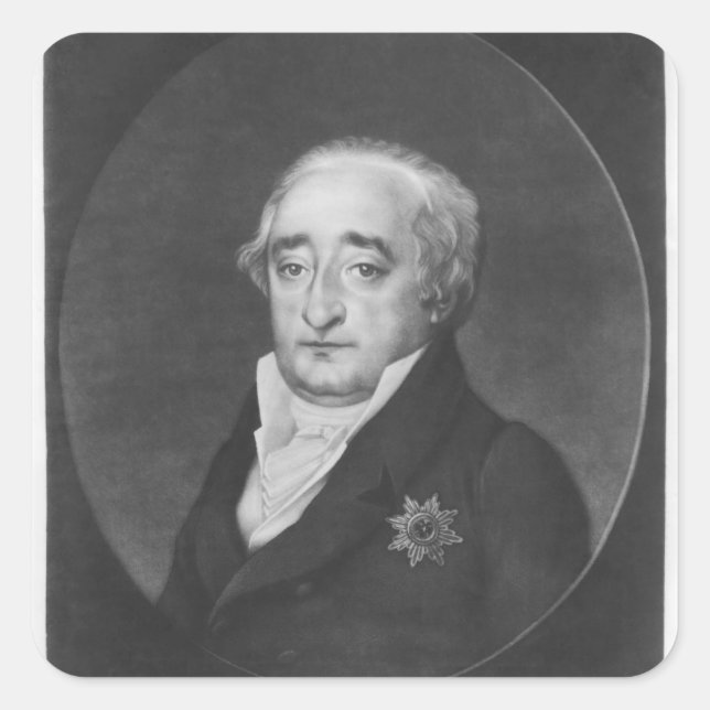 Baron Karl von Stein Square Sticker (Front)