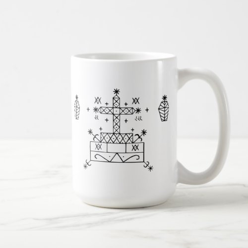 baron samedi veve coffee mug