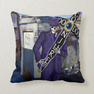 Baron Samedi Voodoo Art Pillow