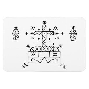 Baron Samedi: Voodoo Loa Veve Magnet