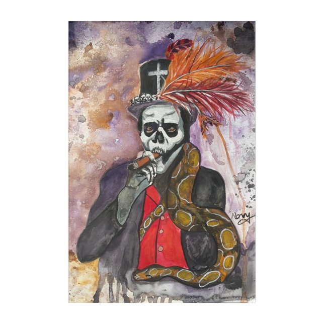 Baron Samedi Wall Art by Novy (Front)