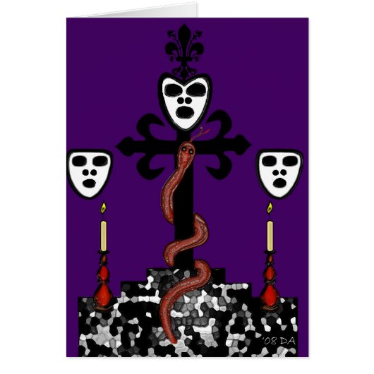 Baron Samedi's Ritual Symbol Cards (Front)