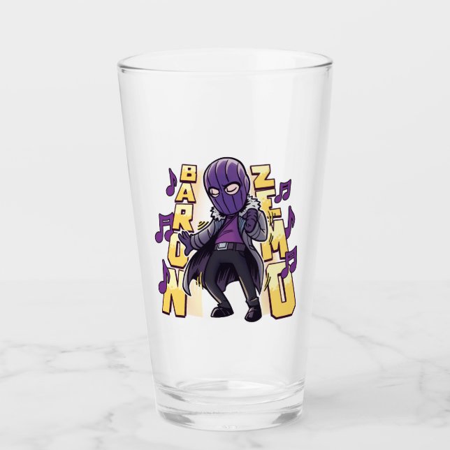 Baron Zemo Dance Groove Glass (Front)