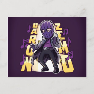 Baron Zemo Dance Groove Postcard