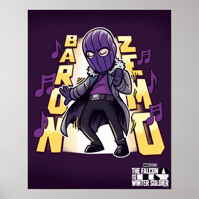 Baron Zemo Dance Groove Poster (Front)