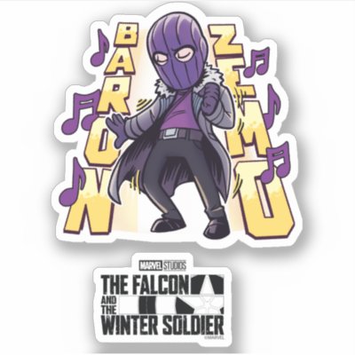 Baron Zemo Dance Groove Sticker