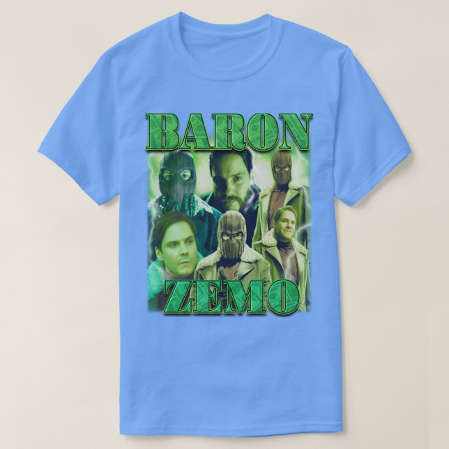 Baron Zemo Retro Style T-Shirt (Design Front)