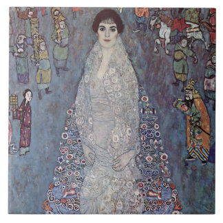 Baroness Elisabeth Bachofen-Echt by Gustav Klimt Ceramic Tile