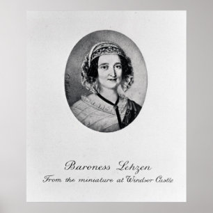 Baroness Louise Lehzen Poster