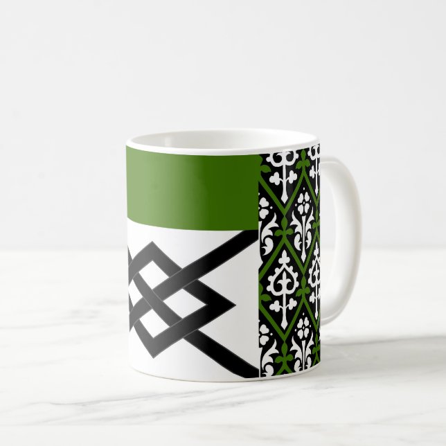 Barony of Altavia Populace Badge Coffee Mug (Front Right)