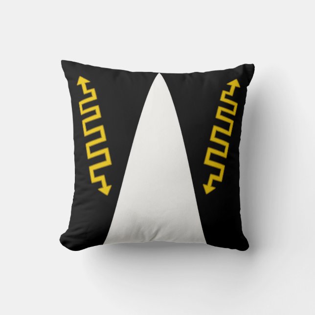Barony of Andelcrag Populace Badge Throw Pillow (Front)