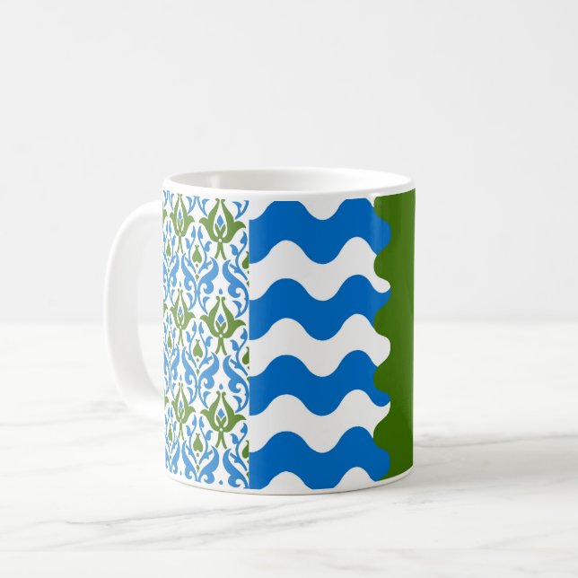 Barony of Aquaterra Populace Badge Coffee Mug (Front Left)
