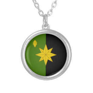 Barony of Brendoken Populace Badge Silver Plated Necklace