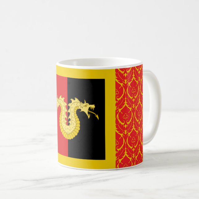 Barony of Dragon's Laire Populace Badge Coffee Mug (Front Right)
