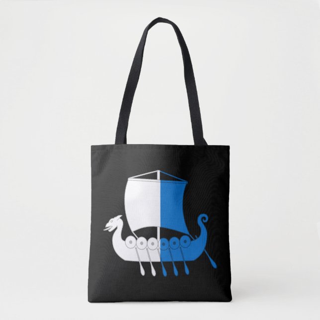 Barony of Dragonship Haven Populace Badge Tote Bag (Front)