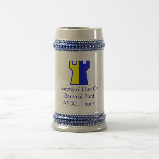 Barony of Dun Or Baronial Bard Beer Stein