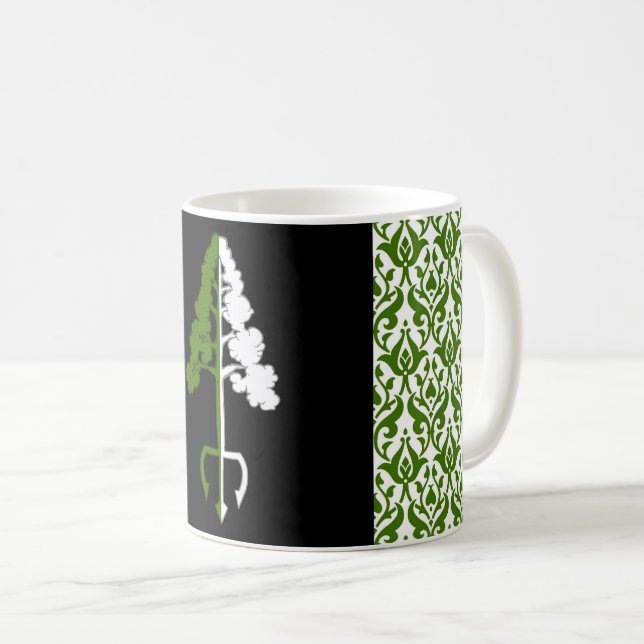 Barony of Forgotten Sea Populace Badge Coffee Mug (Front Right)