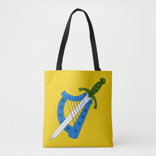 Barony of Glyn Dwfn Populace Badge Tote Bag (Front)
