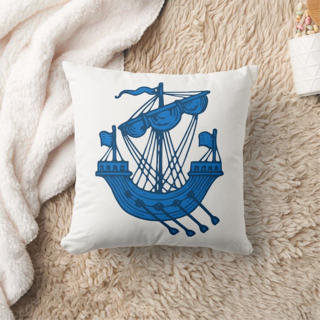 Barony of Ildhafn Populace Badge Throw Pillow (Blanket)