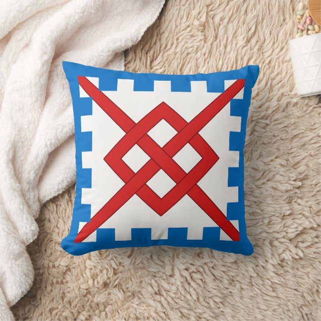 Barony of Innilgard Populace Badge Throw Pillow (Blanket)