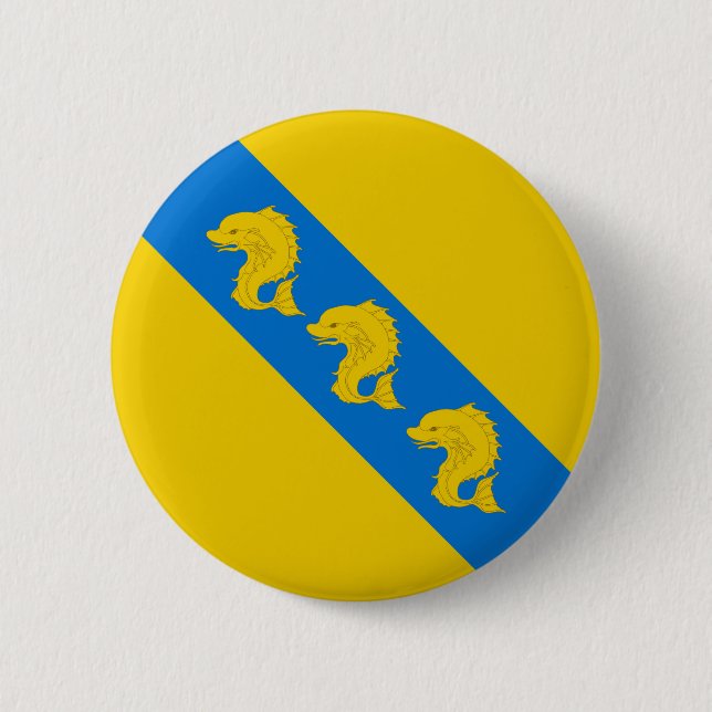 Barony of Kraé Glas  Populace Badge Button (Front)