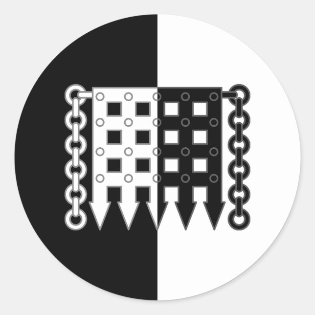 Barony of Lions Gate Populace Badge Classic Round Classic Round Sticker (Front)