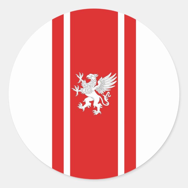 Barony of Politarchopolis Populace Badge Classic Round Sticker (Front)