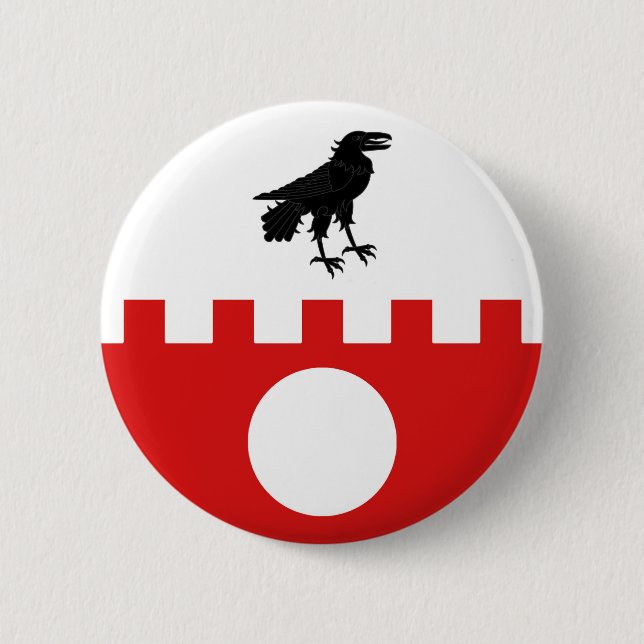 Barony of Raven's Fort Populace Badge Button (Front)