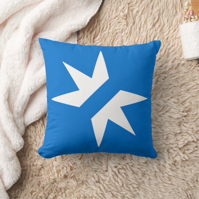 Barony of Rivenstar Populace Badge Throw Pillow (Blanket)