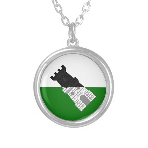 Barony of Settmour Swamp Populace Badge Silver Plated Necklace