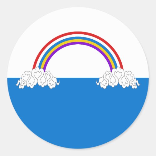Barony of Sundragon Populace Badge Classic Round Sticker