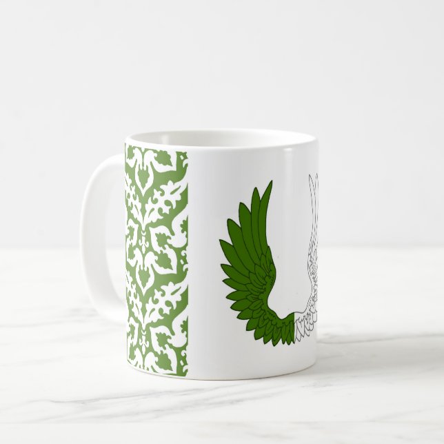 Barony of the Sacred Stone Populace Badge Coffee Mug (Front Left)