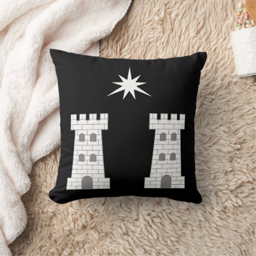 Barony of the Stargate Populace Badge Throw Pillow