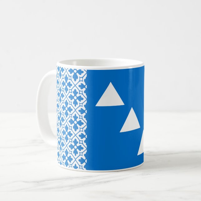 Barony of Three Mountains Populace Badge Coffee Mug (Front Left)