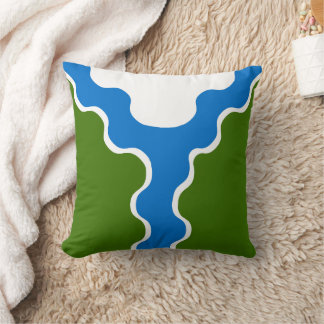 Barony of Three Rivers Populace Badge Throw Pillow